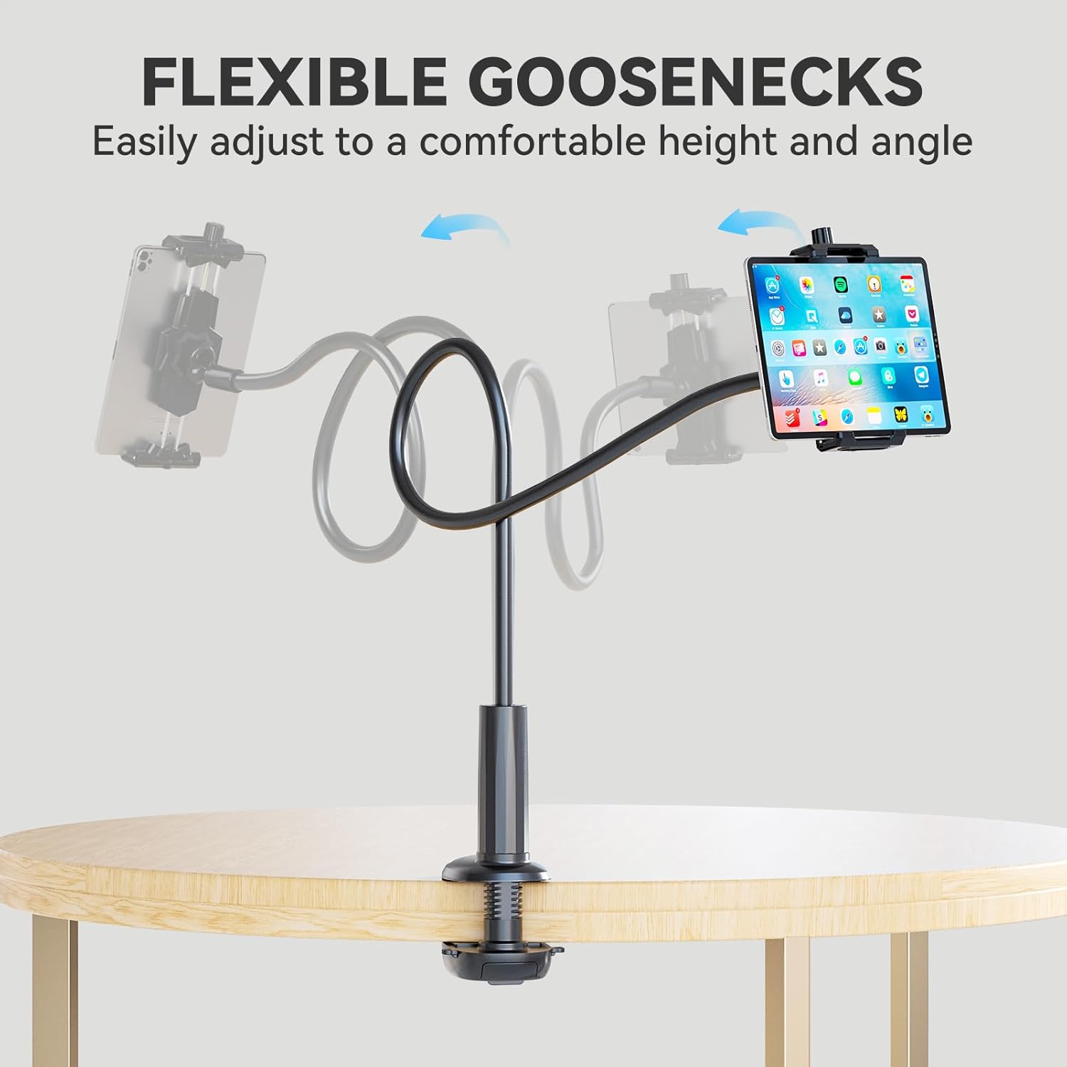 KDD Gooseneck Tablet Holder for Bed,