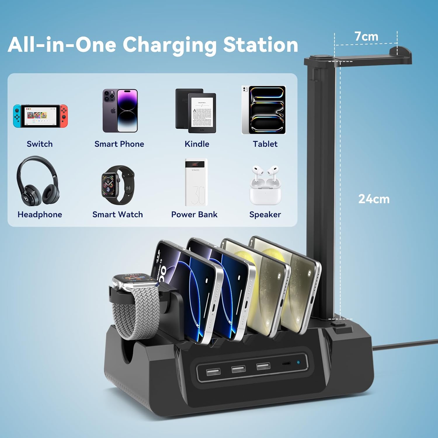 KDD Charging Station for Multiple Devices