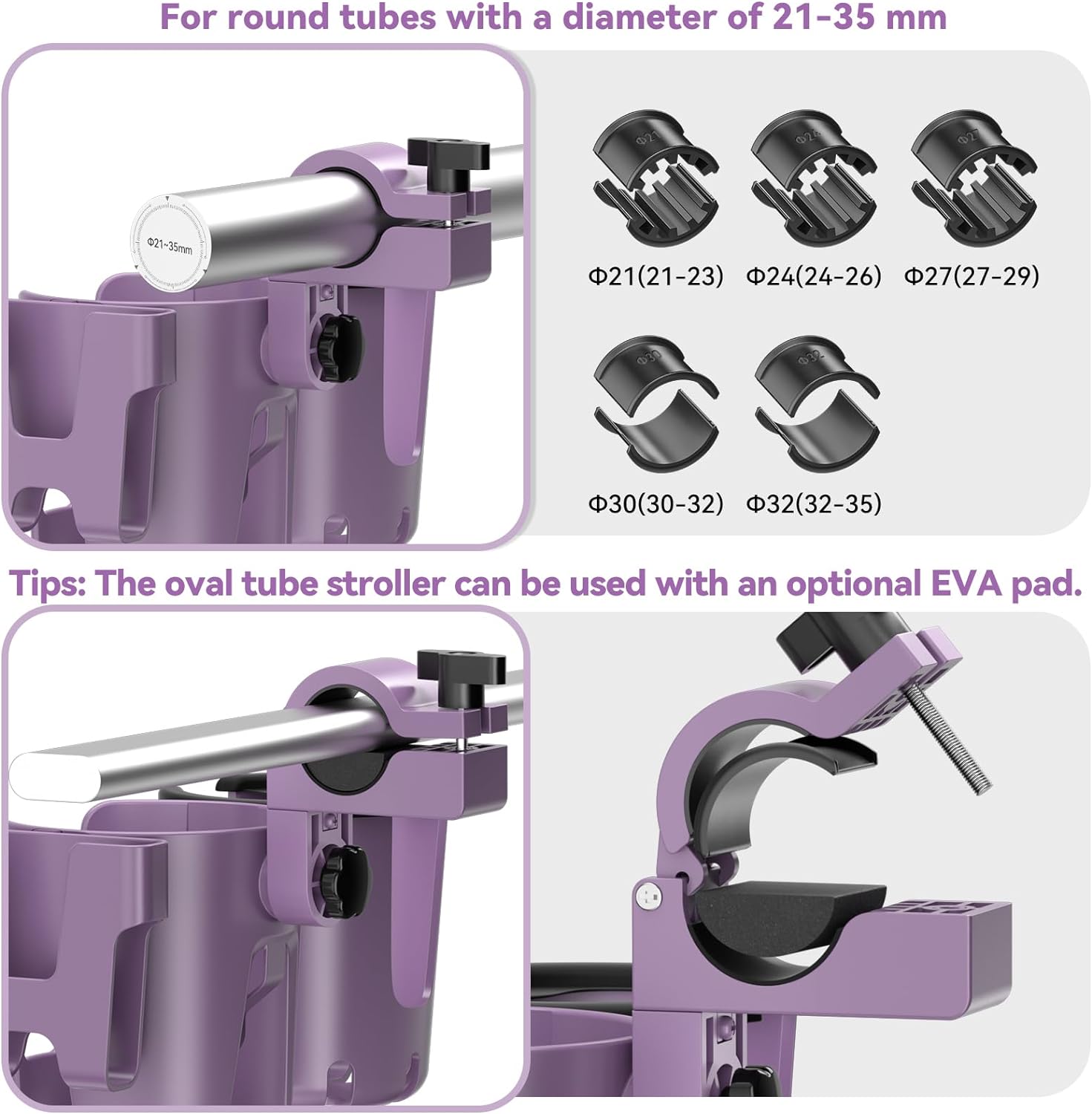 KDD Stroller Cup Holder with Phone Holder