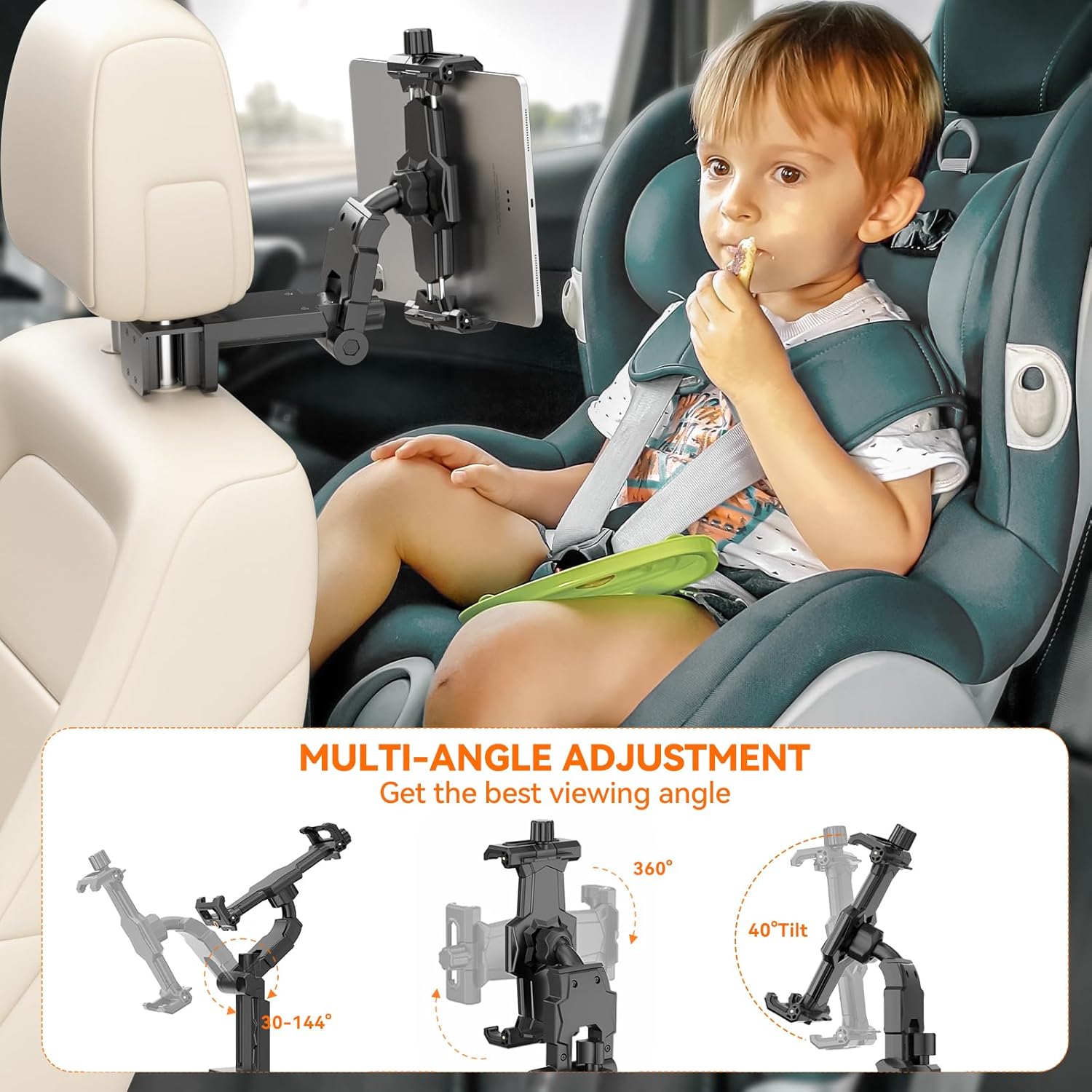 KDD Car Headrest Tablet Holder Mount