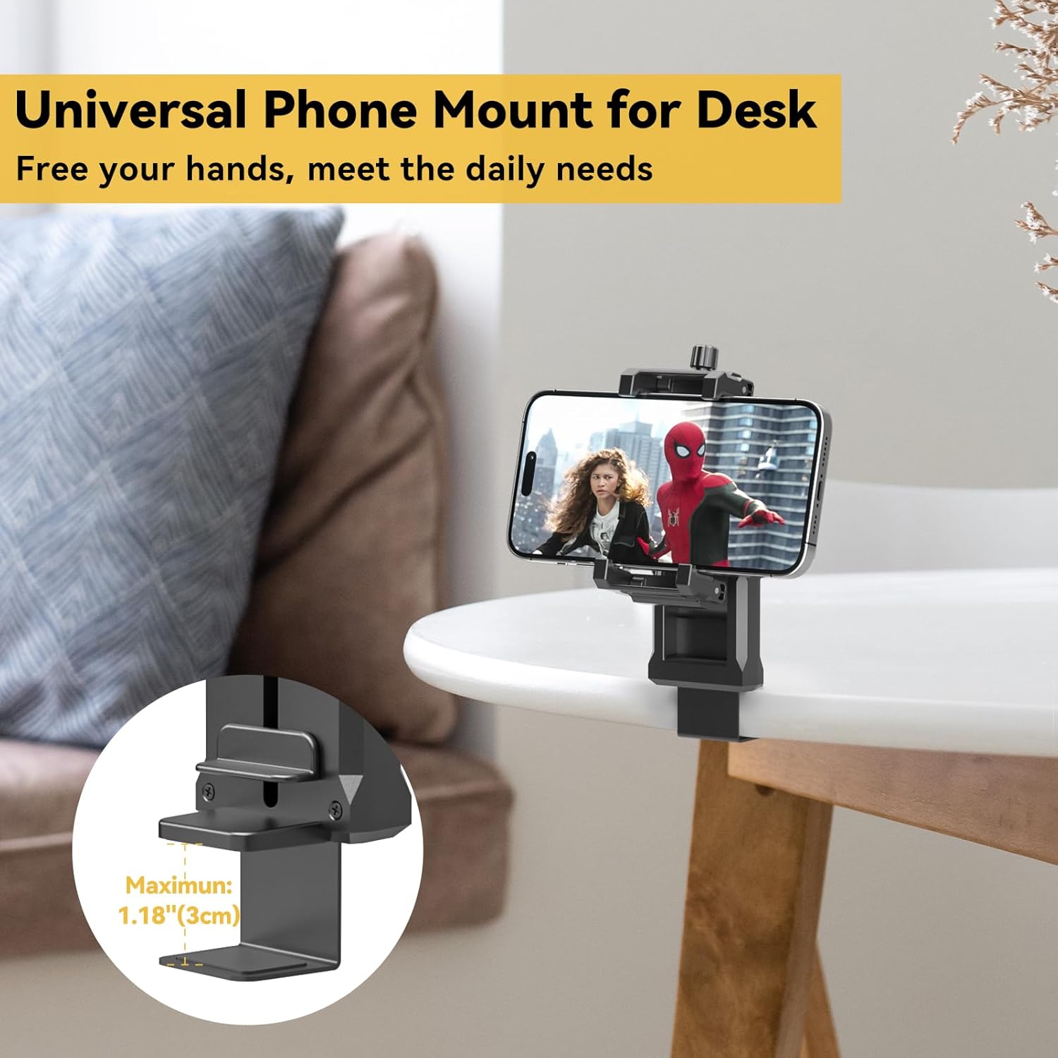 KDD Airplane Phone Holder Mount