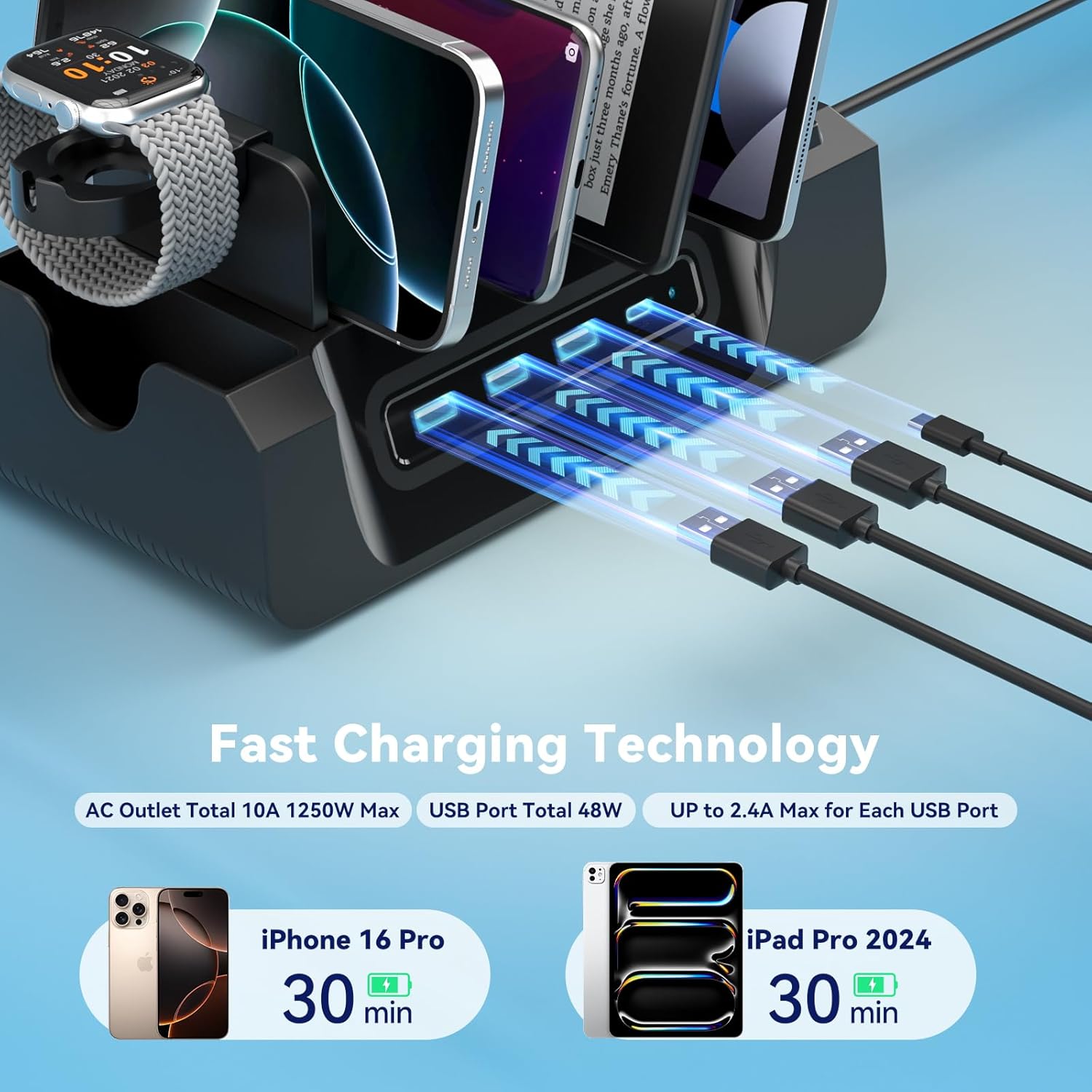 KDD Charging Station for Multiple Devices