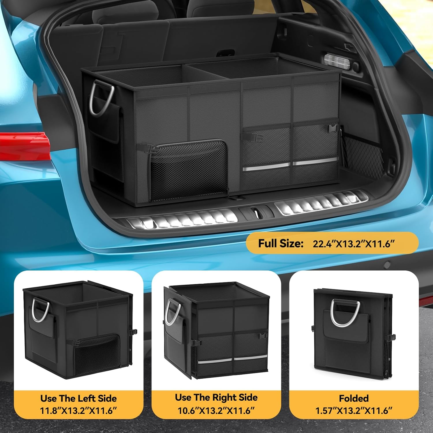 Car Trunk Organizer with Lid