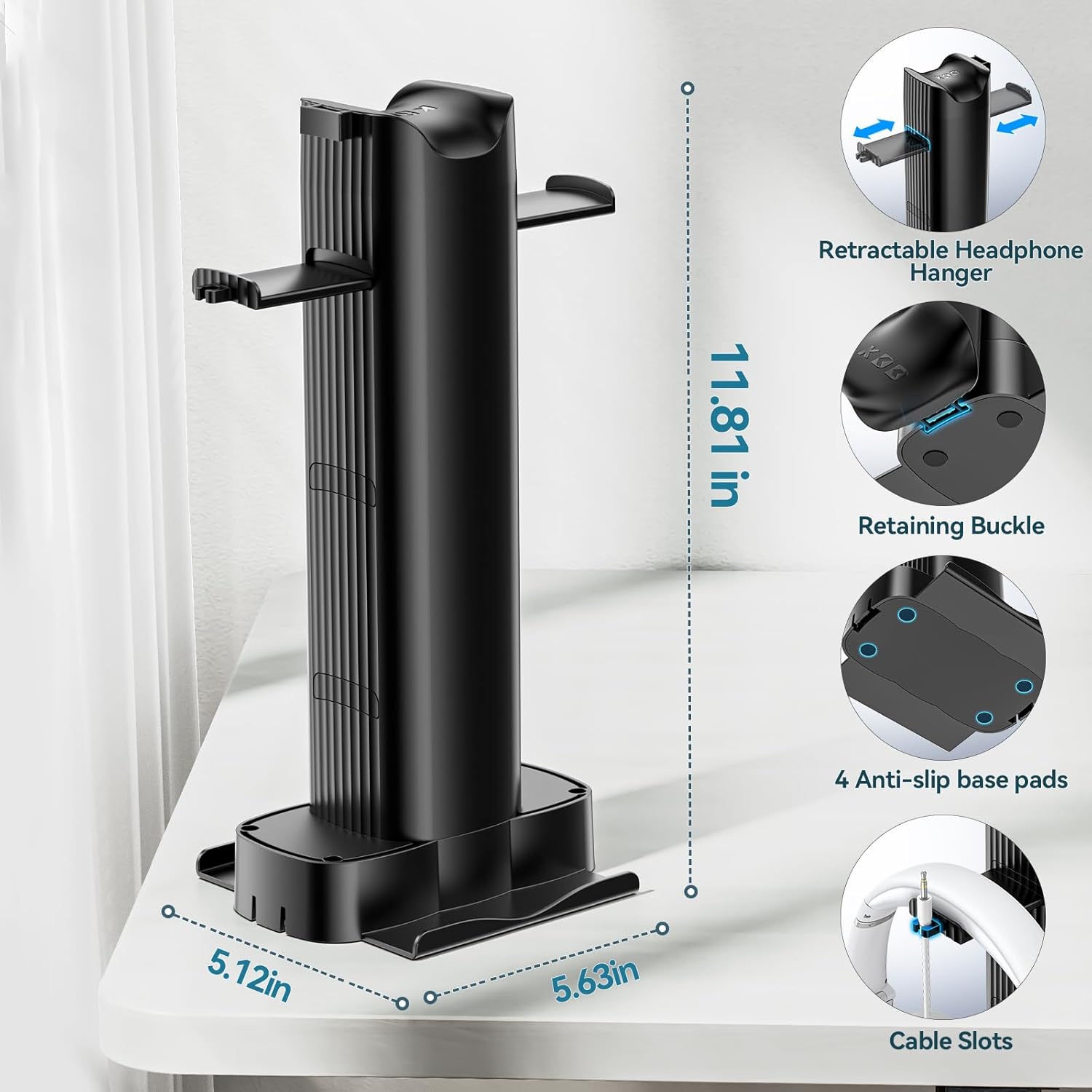 KDD Pen Holder with Headphone Hanger