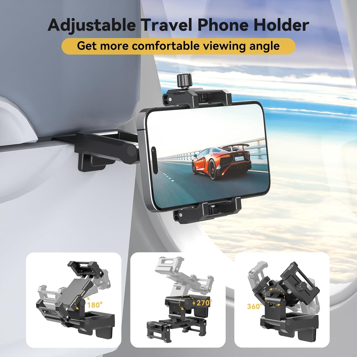 KDD Airplane Phone Holder Mount