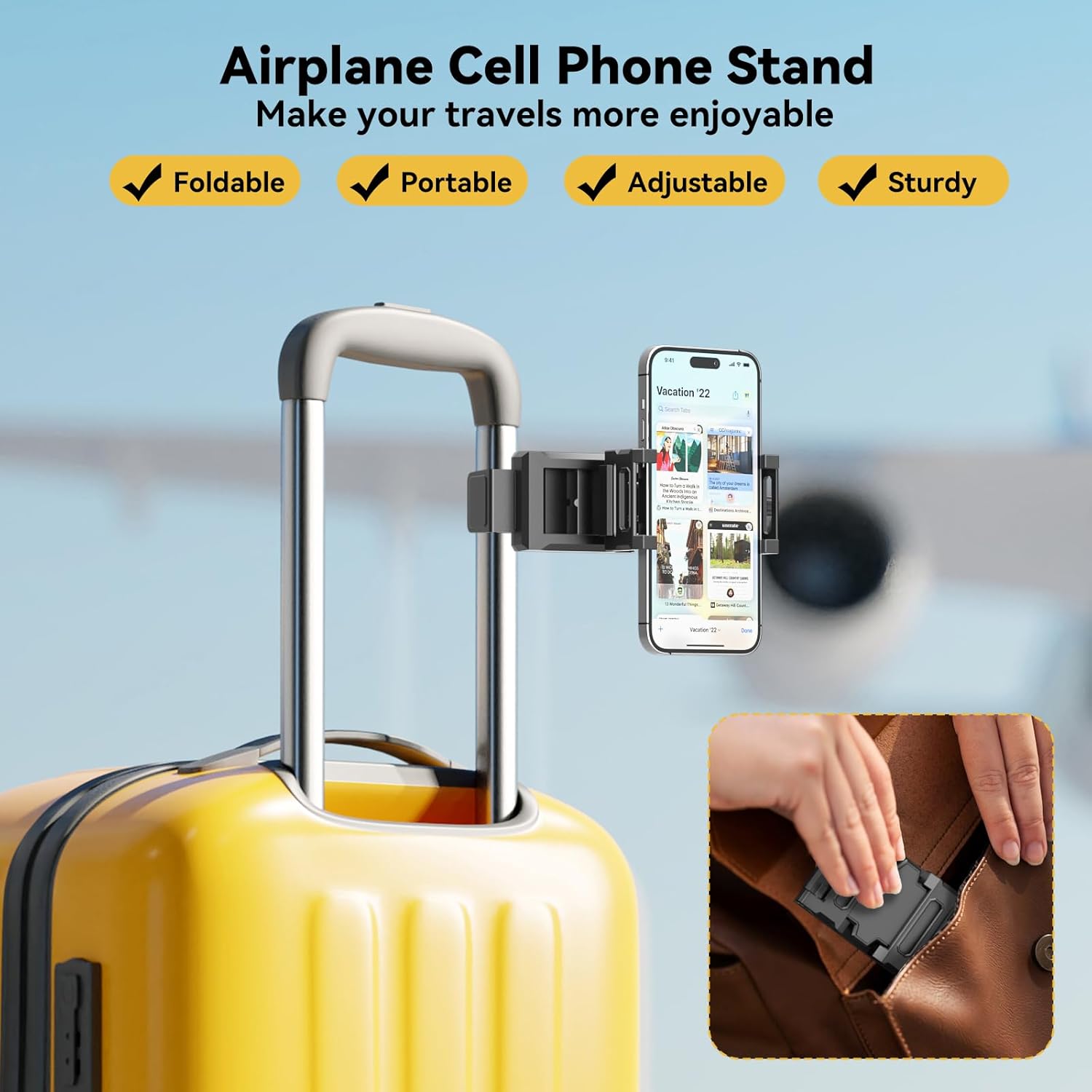 KDD Airplane Phone Holder Mount