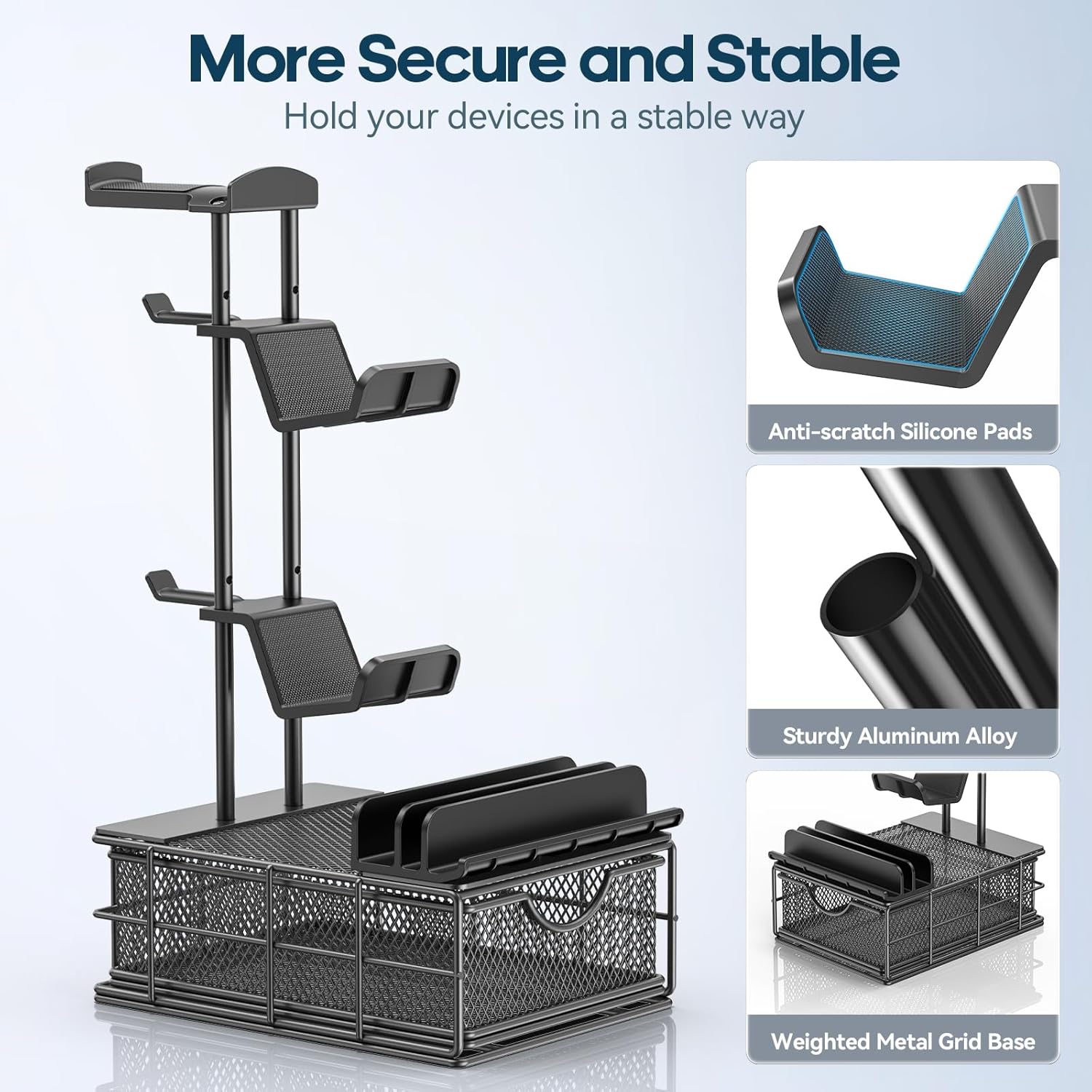 KDD Headphone Stand with Drawer