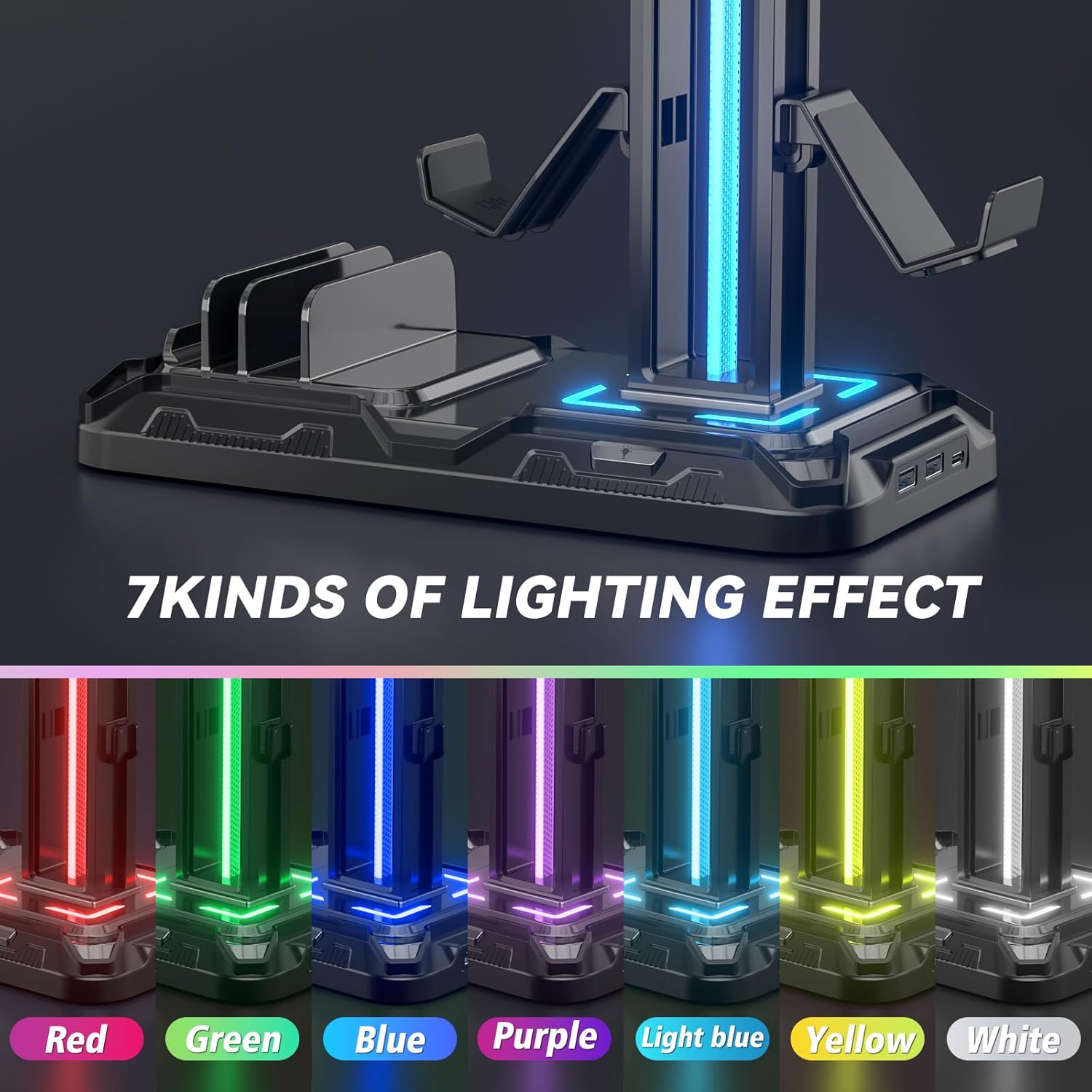 KDD Headset Stand with Charging Station