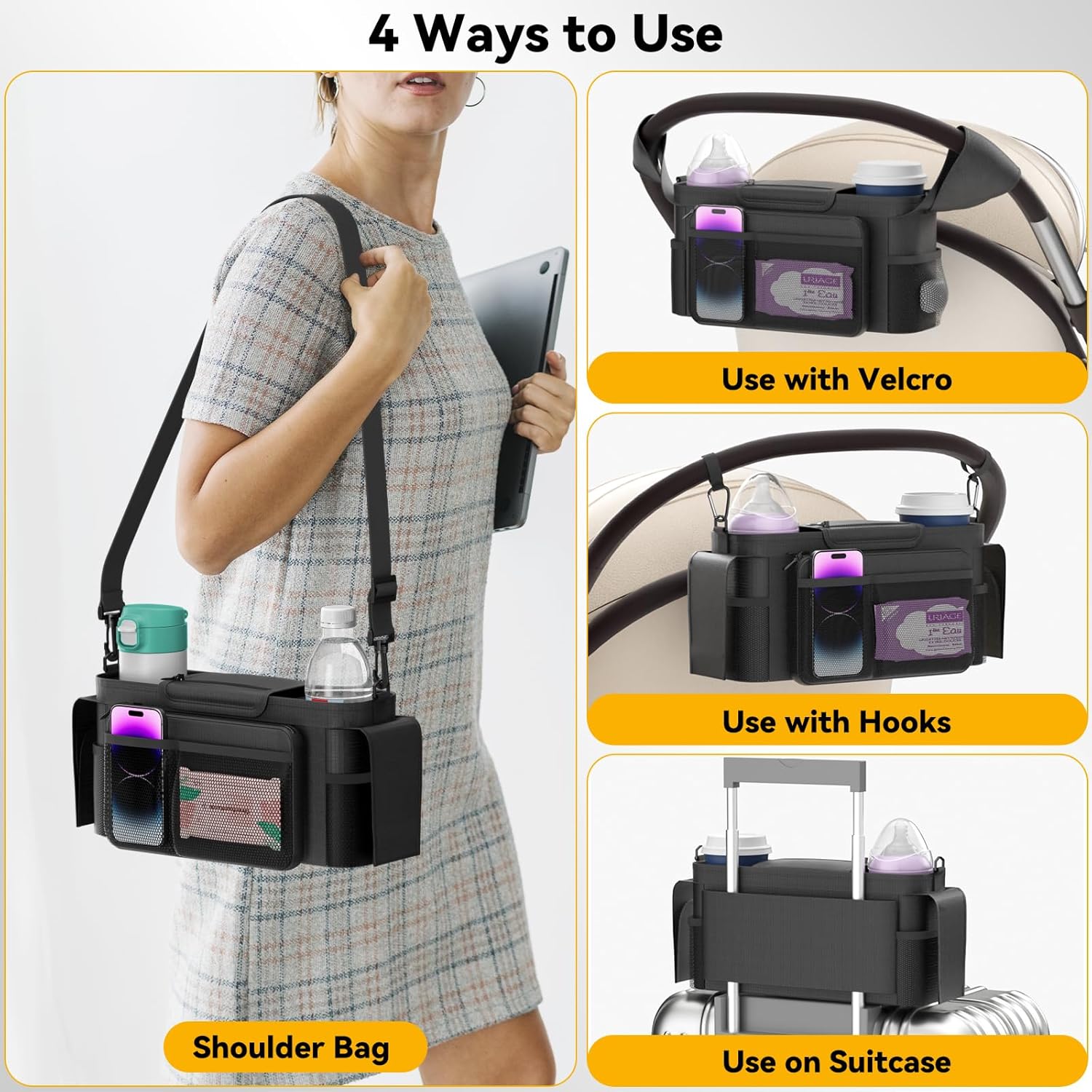 KDD Universal Stroller Organizer